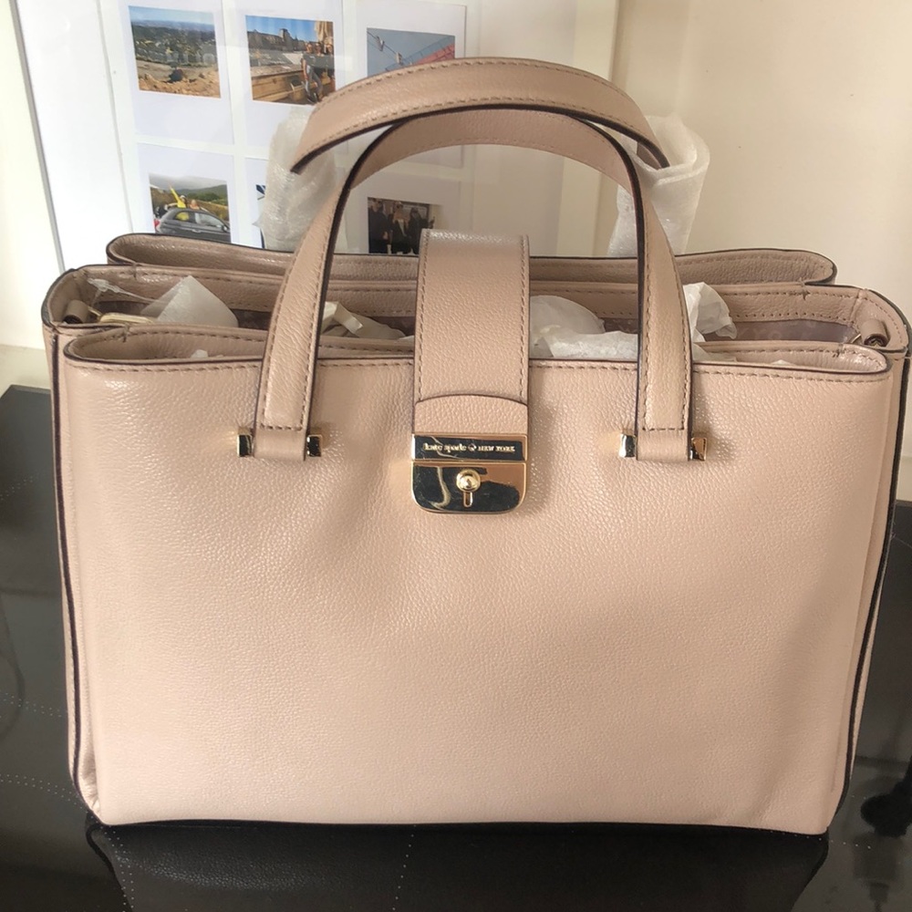Kate Spade natacha lovett street almondine bag tan